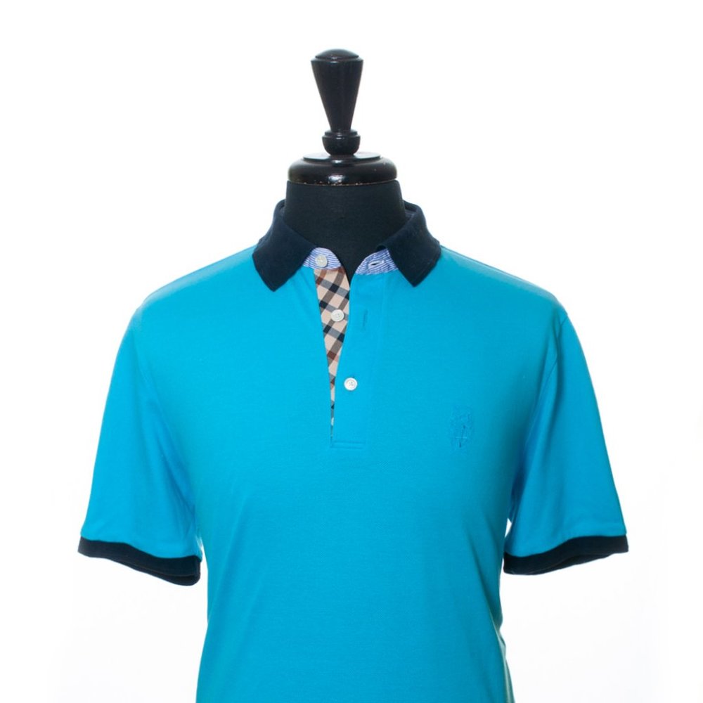 Daks London Blue Polo Shirt
